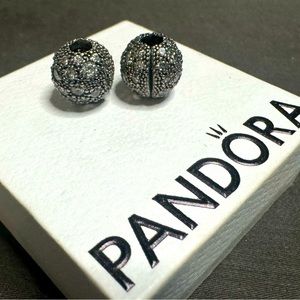 Authentic Pandora Clip Charms with CZ